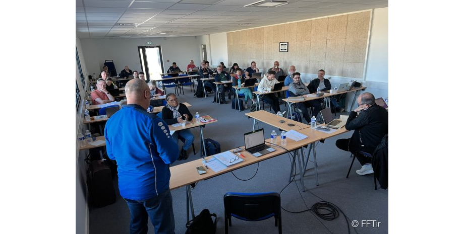 Il a réuni, du 4 au 6 avril, 19 REL et 11 cadres techniques. &copy;https://www.fftir.org/wp-content/uploads/2025/04/IMG_2948-1.jpeg